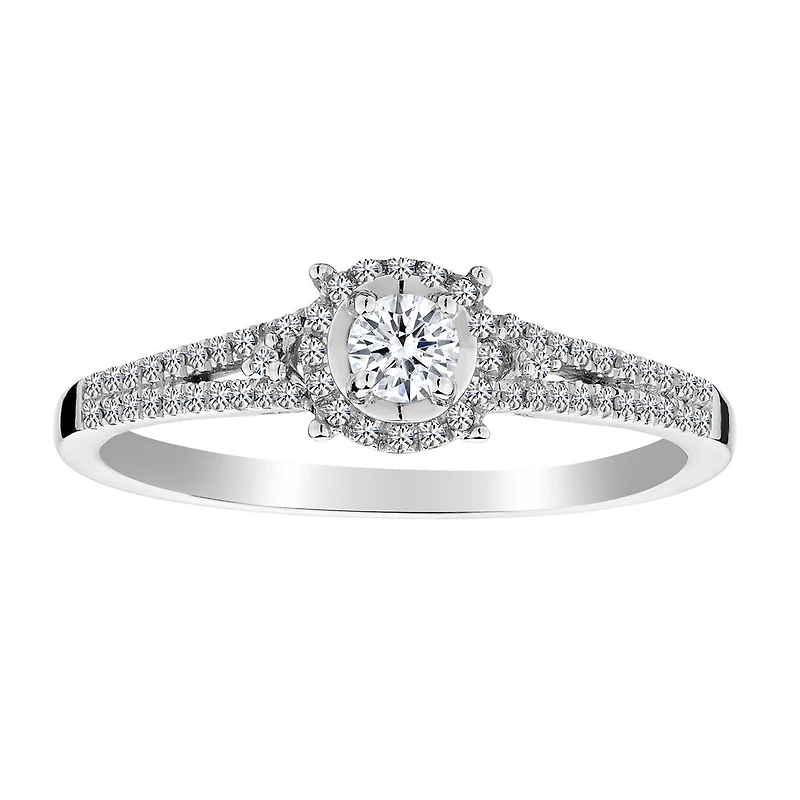 .25 Carat of Diamonds "Promise" Ring, 14kt White Gold.....................NOW