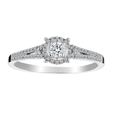 .25 Carat of Diamonds "Promise" Ring, 14kt White Gold.....................NOW