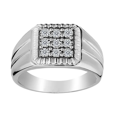 20 Carat of Diamonds Gentleman's Ring