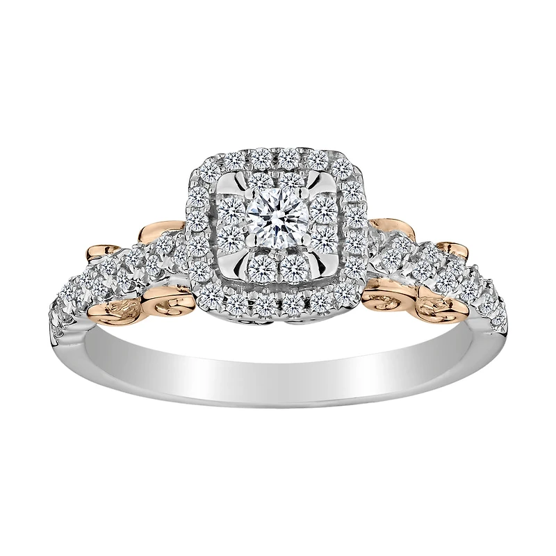 .40 Carat Diamond Ring, 14kt White And Yellow Gold (Two Tone)......................Now