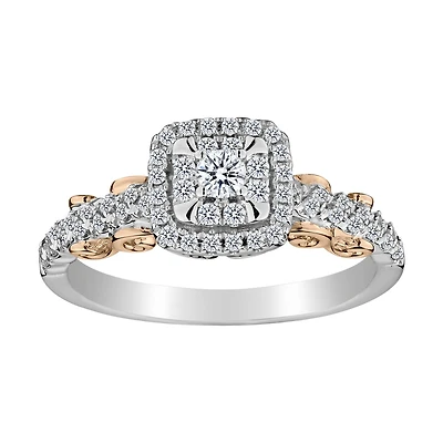 .40 Carat Diamond Ring, 14kt White And Yellow Gold (Two Tone)......................Now