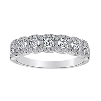 .50 CARAT DIAMOND RING, 10kt WHITE GOLD.......................NOW