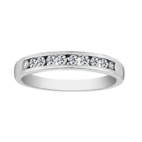 .25 Carat of Diamonds Ring Band, 10kt White Gold.....................NOW