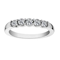 .25 Carat of Diamonds Five Stone Illusion Ring, 10kt White Gold....................NOW