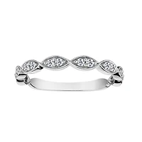 .17 Carat of Diamonds Stacker Ring, 10kt White Gold…...................NOW