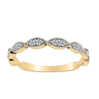 .17 Carat of Diamonds Stacker Ring, 10kt Yellow Gold…...................NOW