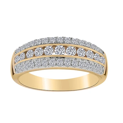 .75 CARAT DIAMOND ANNIVERSARY RING, 10kt YELLOW GOLD….....................NOW