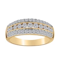 .75 CARAT DIAMOND ANNIVERSARY RING, 10kt YELLOW GOLD….....................NOW