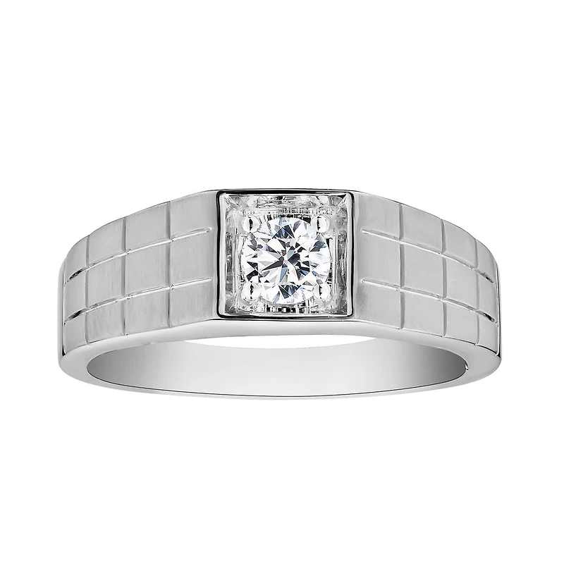 .40 Carat of Diamonds "Executive" Gentleman's Ring, 10kt White Gold…...................NOW