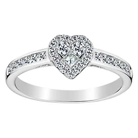 .45 Carat of Diamonds "Heart" Ring, 10kt White Gold…....................NOW