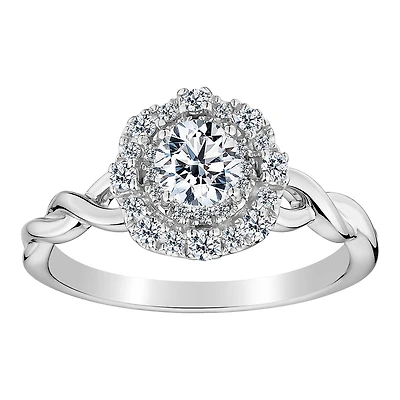 .75 Carat of Diamonds Engagement Ring, 10kt White Gold.......................NOW