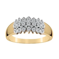 .25 Carat of Diamonds "Stairway to Heaven" Ring, 14kt Yellow Gold…....................NOW