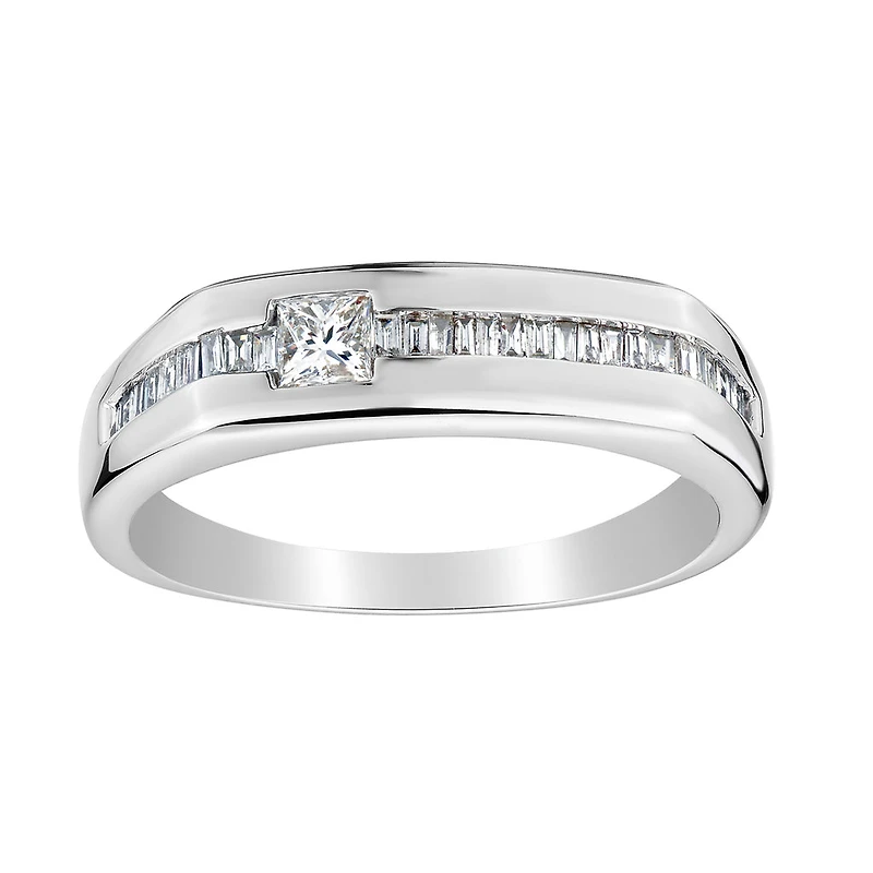 .40 Carat Diamond Gentleman's Ring, 14kt White Gold......................Now