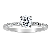 1.00 Carat of Diamonds Engagement Ring, 14kt White Gold…....................NOW