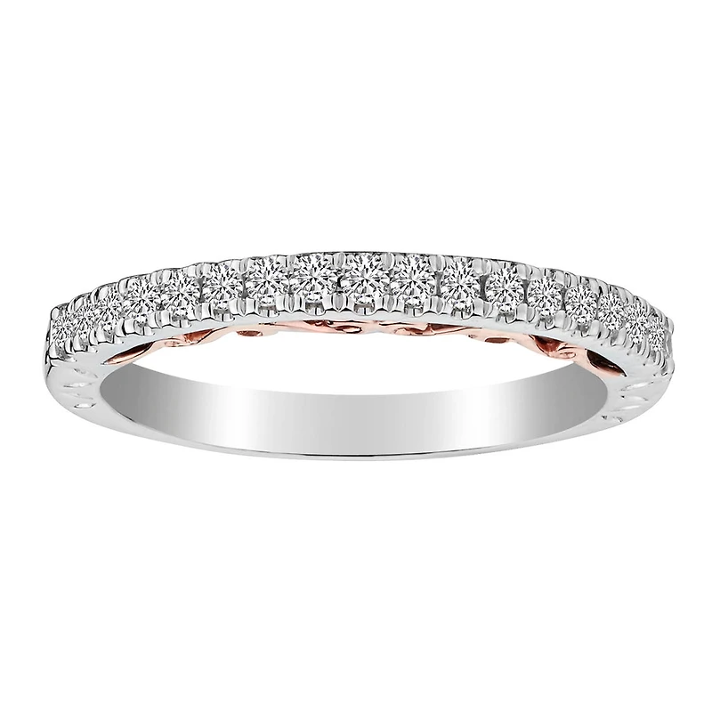 .25 Carat of Diamonds "Designer" Band, 14kt Two Tone......................NOW
