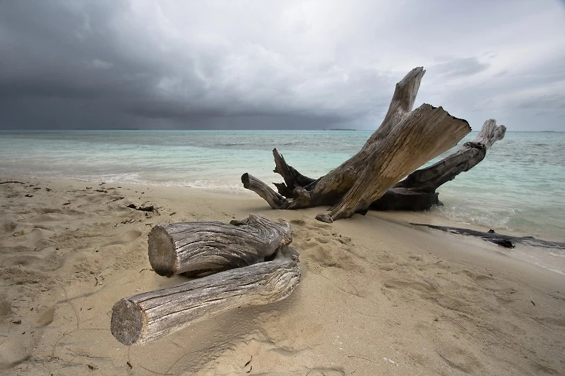 Beach Landscape Storm Sky