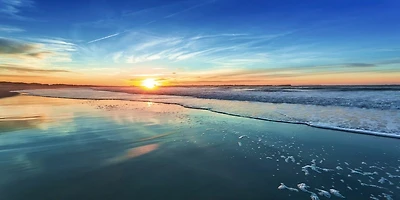 Doreen Sharp - Sunset Over Beach