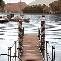 Alan Blaustein - Island Harbor Pier
