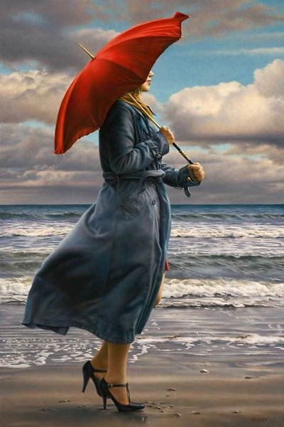 Paul Kelley - Red Umbrella