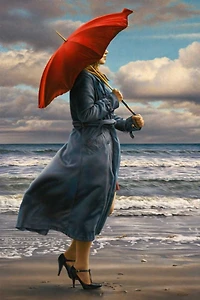 Paul Kelley - Red Umbrella