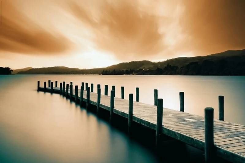 Wooden Landing Jetty - Color
