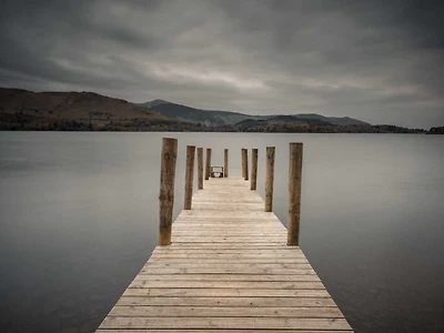 Assaf Frank - Jetty on tranquil lake