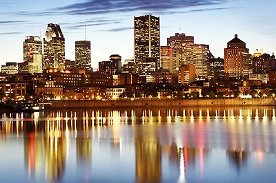 Cheryl McKenny - Montreal Skyline At Dusk, Canada