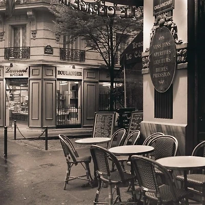 Alan Blaustein - Café, Montmartre  