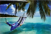 Hamak on beach  