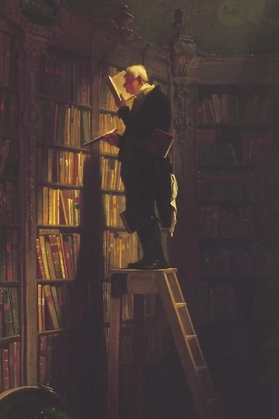 Carl Spitzweg - The Bookworm  