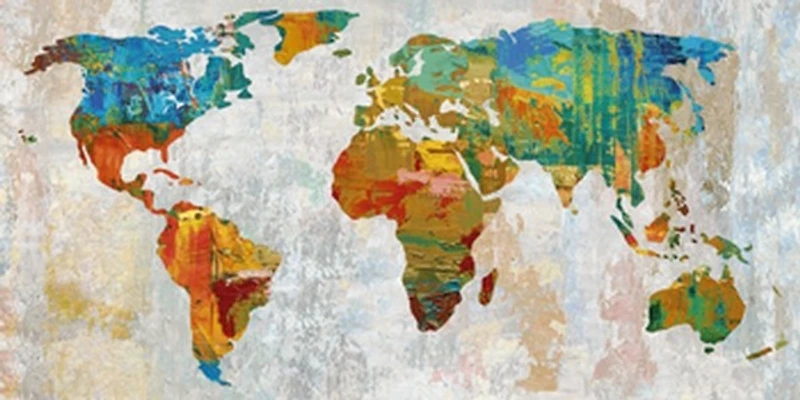 Paul Duncan - Abstract World Map