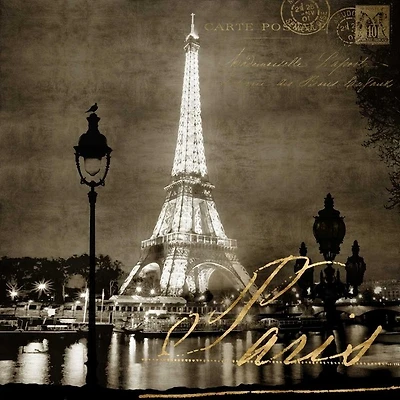 Kate Carrigan - Paris At Night Sepia