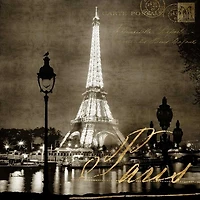 Kate Carrigan - Paris At Night Sepia
