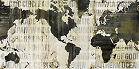 Sue Schlaback - Crate World Map Neutral