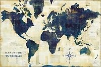 Sue Schlabach - World Map Collage