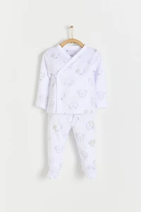 Paws Kimono Top & Pants Set