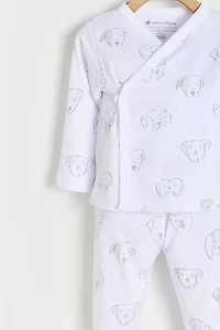 Paws Kimono Top & Pants Set