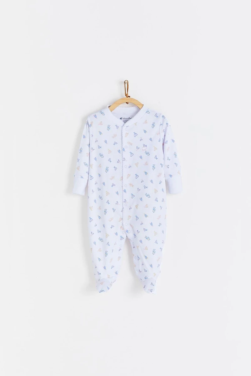Fly Pajama Snap Footie