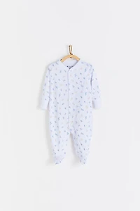 Fly Pajama Snap Footie