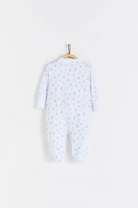 Fly Pajama Snap Footie