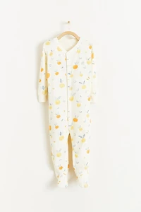 Nature Waffle Snug Footie Pajamas