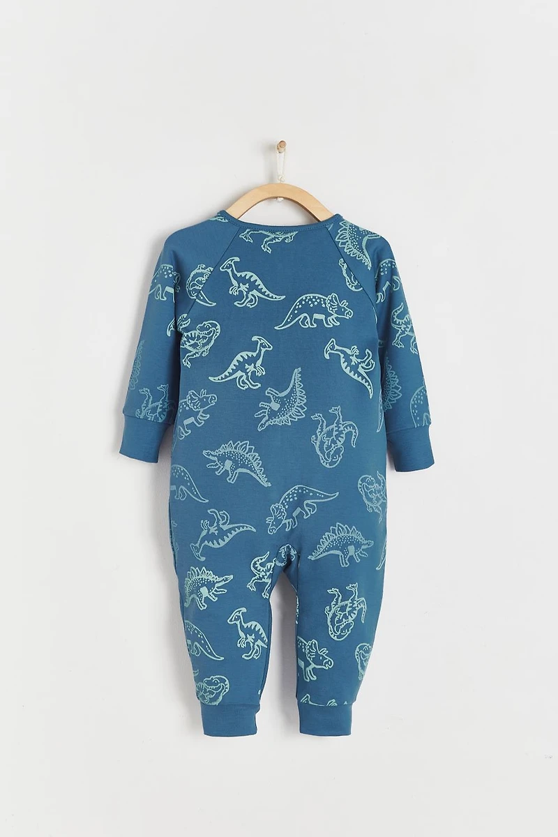 Rex Zip One-Piece Pajamas