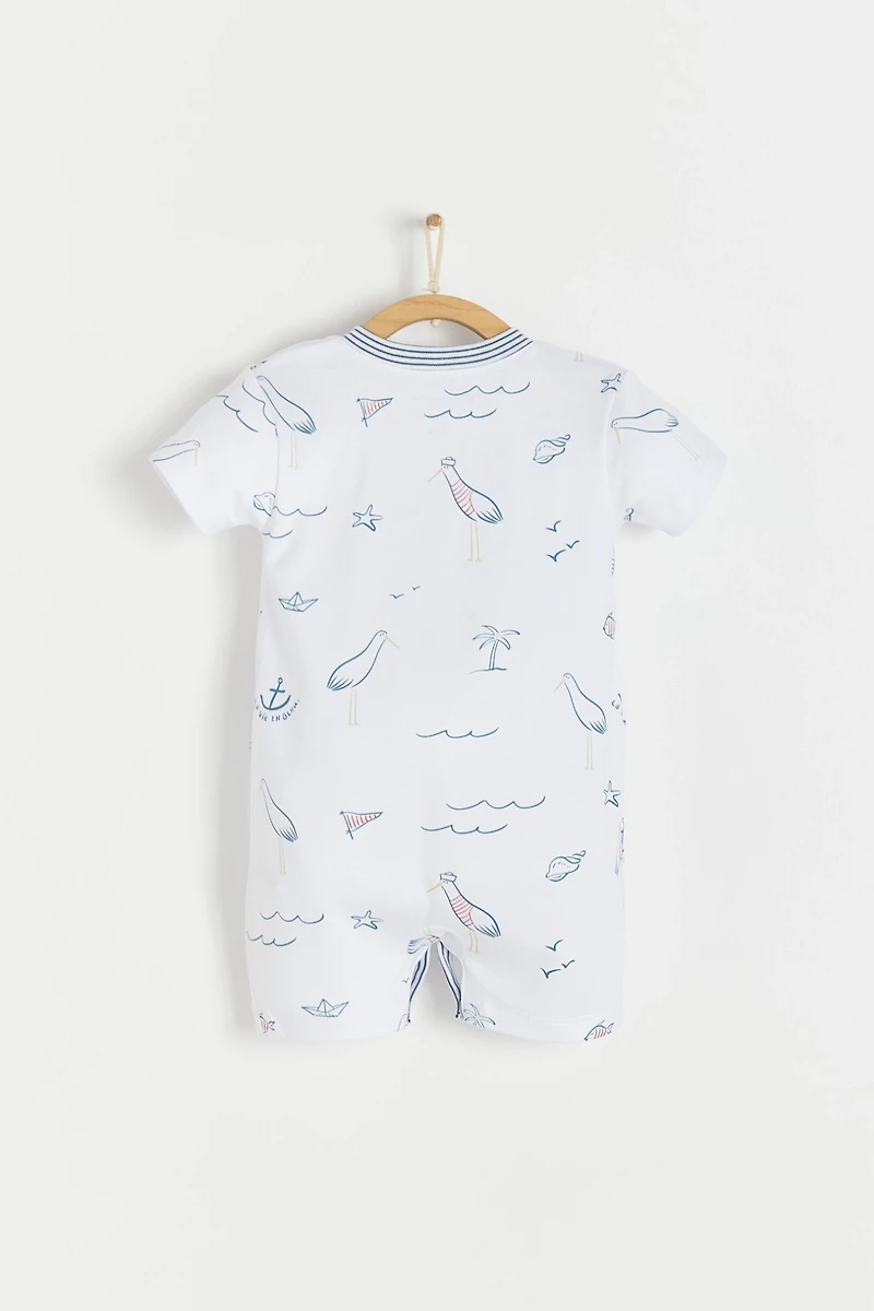 Sea Zip Footed Pajama