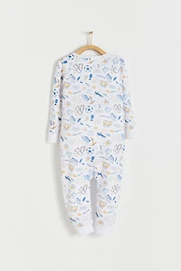 Inter Snug Fit Zip Footless Pajama