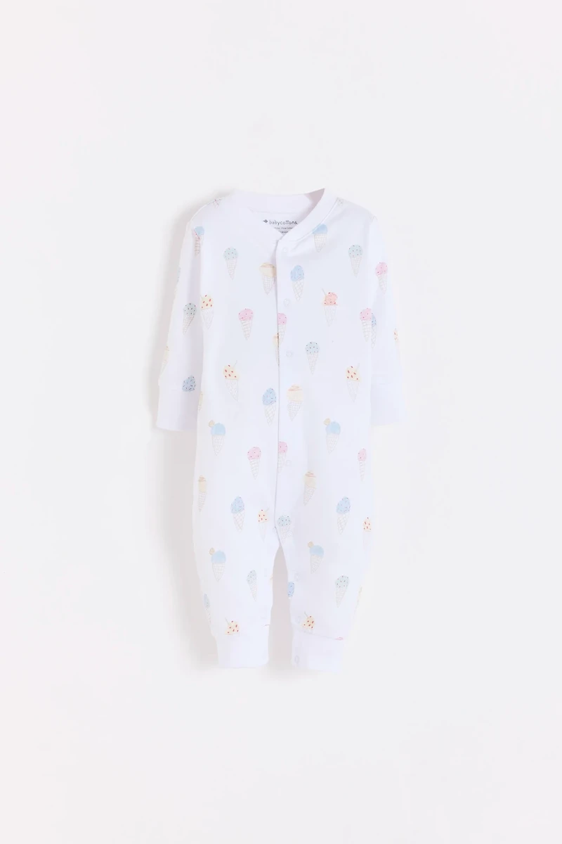 Gelato Snap Footless Pima Cotton Pajama