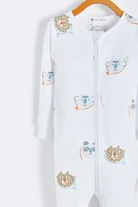 Wild Snug Fit Zip Footless Pajama