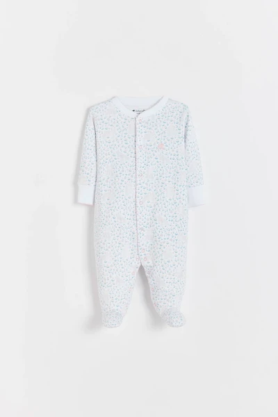 Caramel  Front-Snap Footie