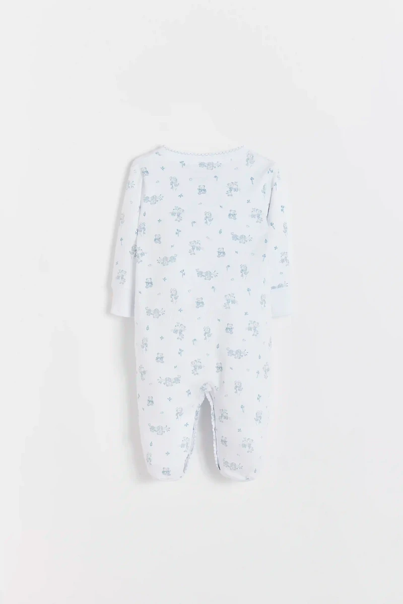 Little Panda Front-Snap Footie