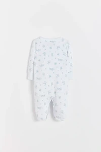 Little Panda Front-Snap Footie