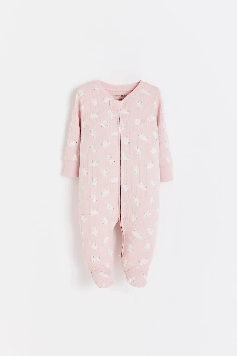 Hoppers Zip Footed Pajama